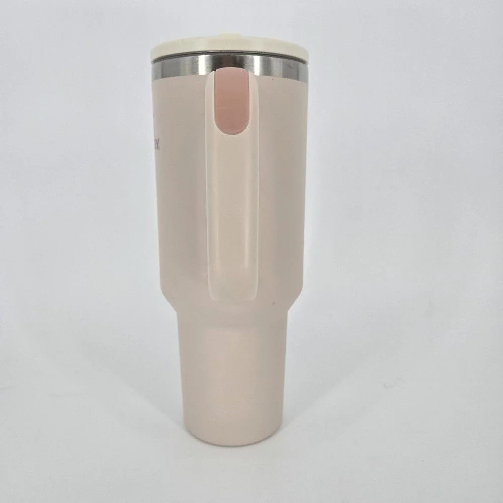 Stanley 40oz Quencher H2.0 Tumbler Blush Pink Handle Cup Aftermarket Lid No Stra - Picture 2 of 11